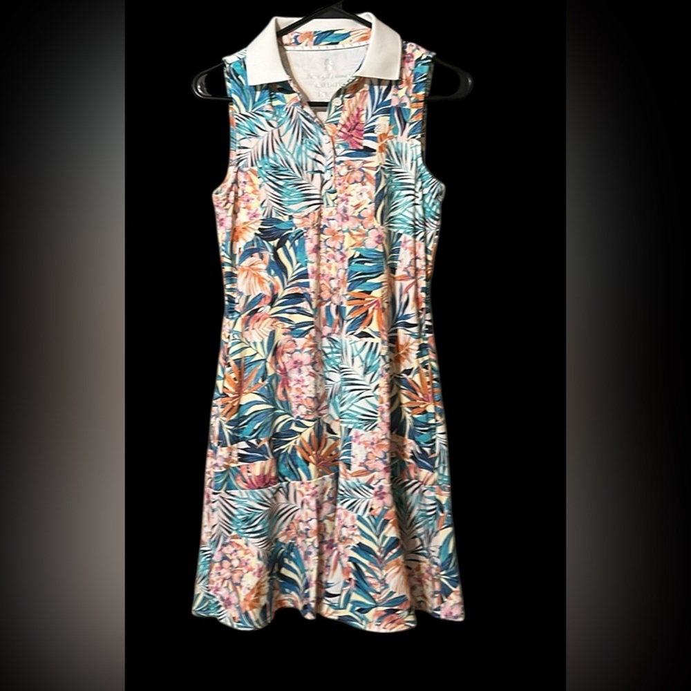 Tommy Bahama Island Zone Abby Positano Tropical Floral Mini Dress Size XXS